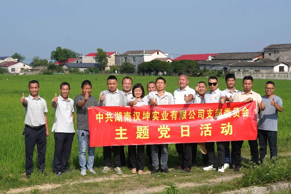 党建引领践初心丨党支部走进宁乡水稻田，助农增产大丰收
